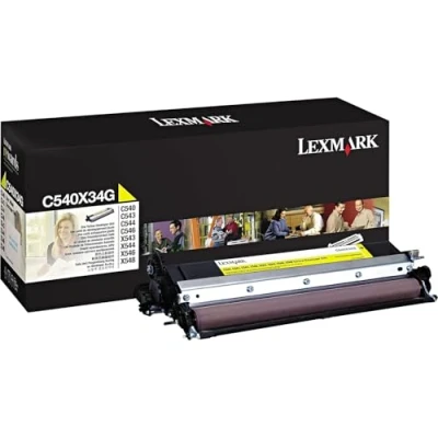 Afbeelding van Lexmark C540X34G Developer Geel