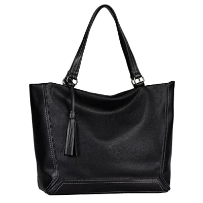 Afbeelding van TOM TAILOR Isa Shopper voor dames met ritssluiting, zwart, zwart