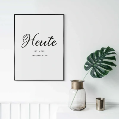 Afbeelding van Reinders! Artprint met lijst Heute