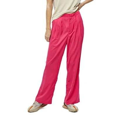 Afbeelding van Desires Arvin Mid Waist Brede Lange Broek Roze Dames Lente Voor Vrouwen UK Maat 12