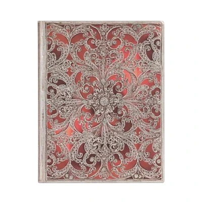 Afbeelding van Silver Filigree Collection Garnet (Silver Collection) Ultra Unlined Softcover Flexi Journal