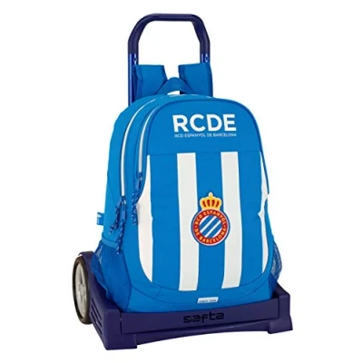Afbeelding van Schoolrugzak met Wielen Evolution RCD Espanyol Blauw Wit