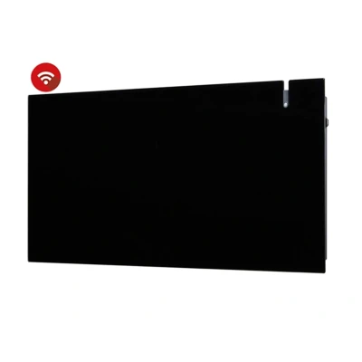 Afbeelding van DRL E Comfort Erea elektrische convector 1500W met zwart glas