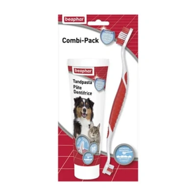 Afbeelding van Beaphar Tandpasta en borstel combipack
