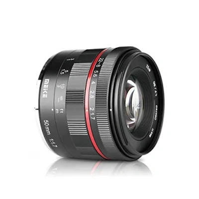 Afbeelding van MEIKE MK 50MM F/1.7 Prime Lens Compatibel met Sony Full Frame Camera zoals A7II A9 (E Mount)