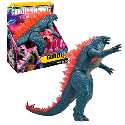 Afbeelding van MonsterVerse Godzilla x Kong, beweegbaar figuur, 28 cm, Godzilla, voor kinderen vanaf 4 jaar, MN3001