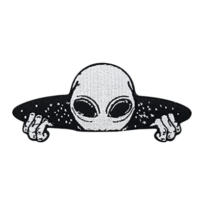 Afbeelding van Aliens are coming patch om op te strijken, Ufo patches, ruimtesterren strijkpatches, Nasa patches Finally Home