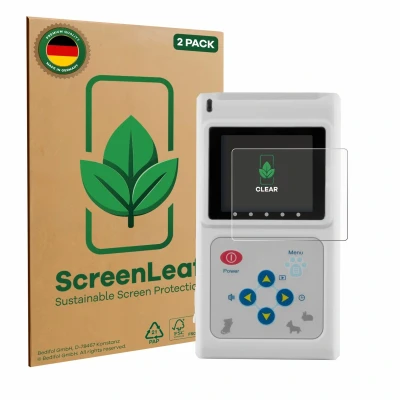 Afbeelding van ScreenLeaf Screenprotector voor Pulox PO 600VET Duurzame schermbescherming Folie Beschermfolie transparant (2 Stuks)
