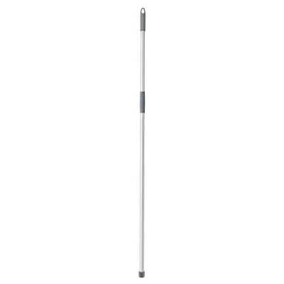 Afbeelding van Mery Professionele aluminium zeskantstang, 140 cm, met dubbele handgreep, grijs