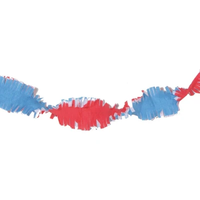 Afbeelding van Draai slinger rood wit blauw 24 meter