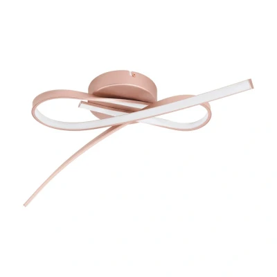 Afbeelding van EGLO Palozza Plafondlamp LED 70,5 cm Rozegoud/Wit