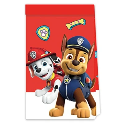Afbeelding van Paw Patrol Traktatiezakjes Papier 4 stuks