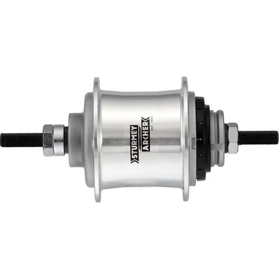 Afbeelding van SturmeyArcher Versnellingsnaaf 2 speed Sturmey Archer A2 Automatic vrijloopnaaf 36 gaats zilver