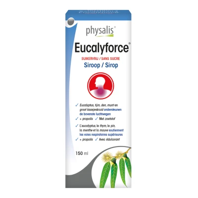 Afbeelding van Physalis Eucalyforce Siroop 150ML