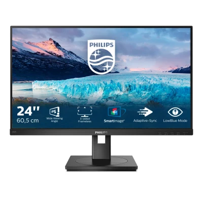 Afbeelding van Philips 242S1AE LCD monitor Energielabel E (A G) 61 cm (24 inch) 1920 x 1080 Pixel 16:9 4 ms Hoofdtelefoonaansluiting, Audio Line in IPS LED