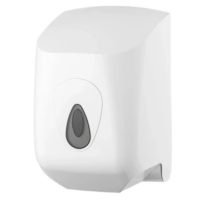 Afbeelding van PlastiQline midi poetsroldispenser PQMidiC wit