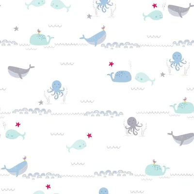 Afbeelding van AS Creation Little Love 38130 1 381301 Blauw / Grijs