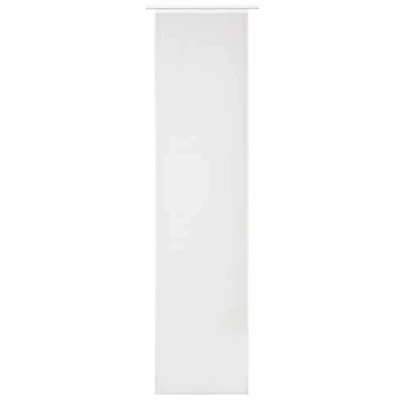 Afbeelding van Elbersdrucke Transparant schuifgordijn Feel Good Uni 00 wit 245 x 60 cm Paneelgordijn voor Woonkamer Slaapkamer Hal 197179