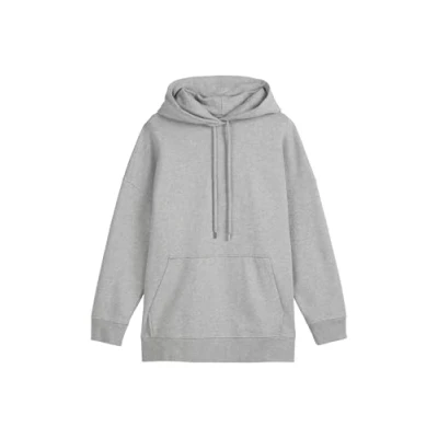 Afbeelding van Marc O&#039;Polo Hoodie CAPE Style Relaxed FIT Sweater, Dames, Maat: Small, Mid stone melange