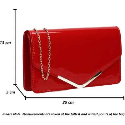 Afbeelding van SwankySwans Sara Clutch Bag voor dames, rood