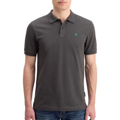 Afbeelding van Scotch &amp; Soda regular fit polo met logo dark grey
