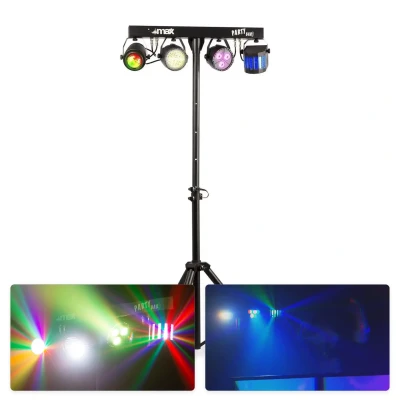 Afbeelding van MAX Partybar09 lichtset Jelly Moon, Derby, PAR spot en Stroboscoop