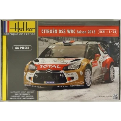 Afbeelding van 1:24 Heller 80758 Citroën DS3 WRC Rally Auto Plastic Modelbouwpakket