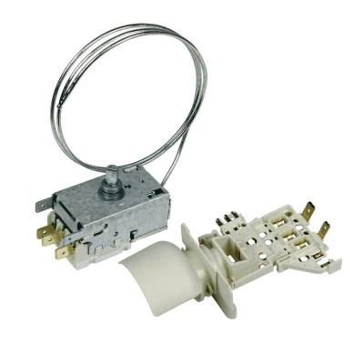 Afbeelding van Whirlpool Indesit 484000008566 thermostaat C00382490 set, lamp, houder ,invensy