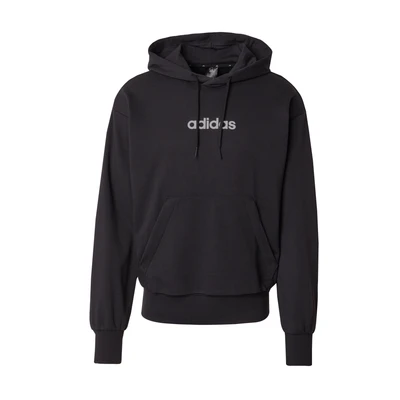 Afbeelding van adidas Heren ESSENTIALS LINEAR FRENCH TERRY HOODIE, black/white, S