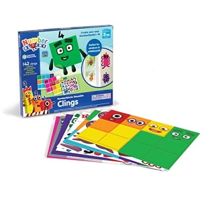 Afbeelding van Number Blocks Herbruikbare stickers (142 st.)