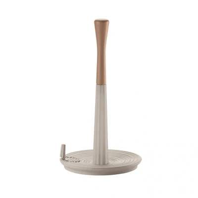 Afbeelding van Guzzini Tierra ROLL&amp;TEAR keukenrolhouder Taupe