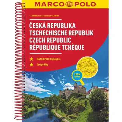 Afbeelding van MARCO POLO Reiseatlas Tschechische Republik 1:200 000: Europa 1:4 500 000