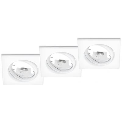 Afbeelding van TRIO JURA Inbouwspot Wit mat excl. 3x GU10 3W