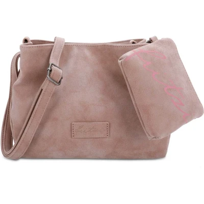 Afbeelding van Fritzi aus Preußen Schoudertas Vintage Split03 Cross Bag Taupy Lichtbruin
