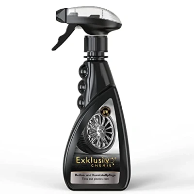 Afbeelding van Exklusiv Chemie Tyre Shine Matt Effect Banden en kunststofonderhoud Bandenreiniger &amp; Bandenonderhoud Auto rubberonderhoud Kleurverfrisser 500 ml