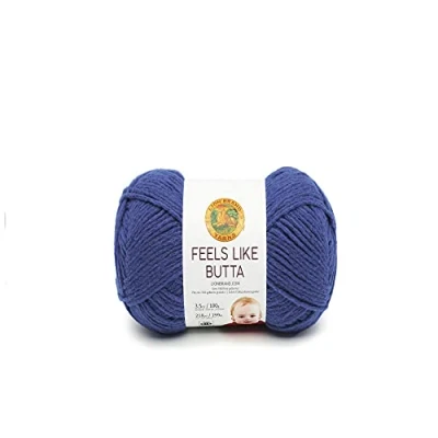 Afbeelding van Leeuwenmerk Garen Bedrijf Leeuw Merk 215 109 Voelt als Butta Garen, Koninklijk Blauw, Polyester, 17.78 x 6.35 cm