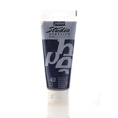 Afbeelding van Pébéo Studio acrylverf, 1 tube, 100 ml (831040), blauwgrijs