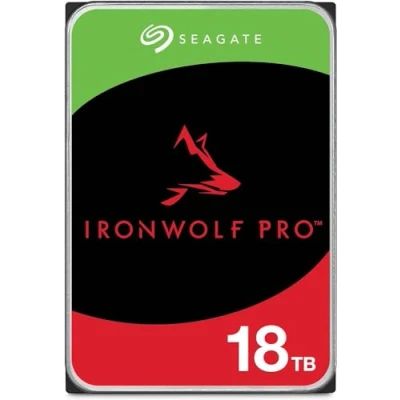 Afbeelding van Seagate IronWolf Pro NAS ST18000NE000 harde schijf 18 TB intern 3,5 inch, SATA3 7200RPM 256MB cache (gereviseerd)