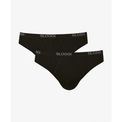 Afbeelding van sloggi men Basic minislip (set van 2) zwart