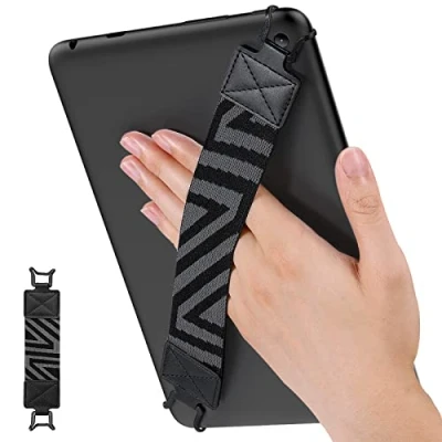 Afbeelding van MoKo Security Hand Strap for 9 11 Inch tablet, iPad/iPad Pro/iPad Air/Kindle Fire HD/Samsung, High elasticity Versatile Lightweight Finger Grip Holder