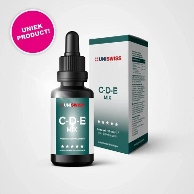 Afbeelding van Uniswiss C d e Mix (curcumine, Vitamine D3, E) 10ml
