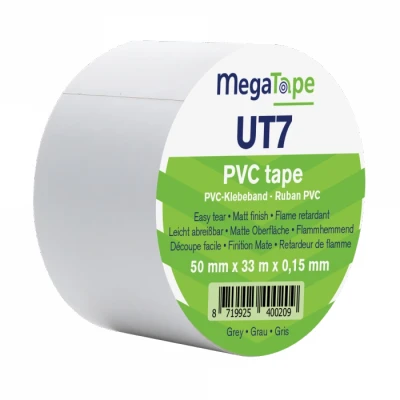 Afbeelding van Megatape PVC Tape UT7 Wit 50 mm / 33 m