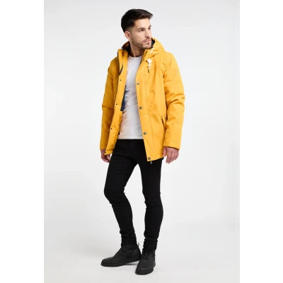 Afbeelding van Gewatteerde winterjas DREIMASTER M / Mosterd 100% Polyester
