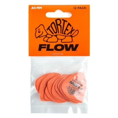 Afbeelding van Jim Dunlop Flow Plectrum Tortex 0.60 mm 12 pack