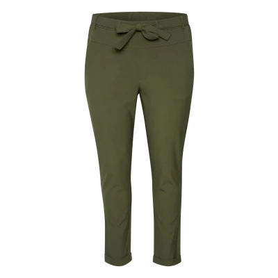 Afbeelding van Kaffe Curve JIA BELT Pants Broek, Dames, Maat: 44, Grape leaf