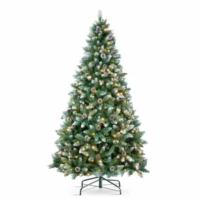 Afbeelding van Kerstboom DKD Home Decor Groen Metaal Polyethyleen 80 x 150 cm 1
