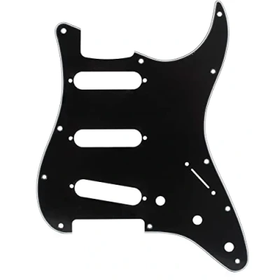Afbeelding van Fender Modern Style Pickguard Strat zwart 3 Ply 11 Hole
