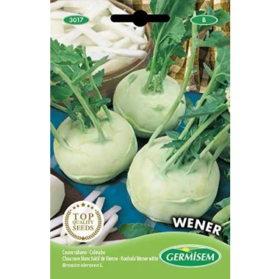 Afbeelding van Germisem Wener White Koolrabi Zaden 3 g