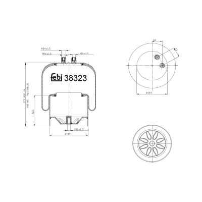 Afbeelding van Febi Bilstein Veerbalg 38323