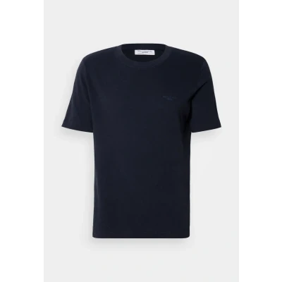 Afbeelding van Marc O&#039;Polo Denim Short Sleeve LOGO Print Tshirt basic, Heren, Maat: Small, Navy teal